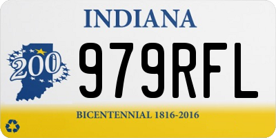 IN license plate 979RFL