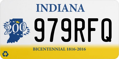 IN license plate 979RFQ
