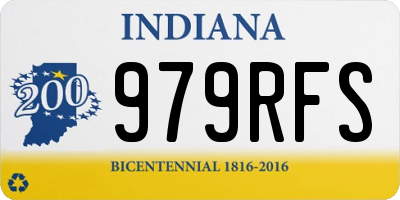 IN license plate 979RFS