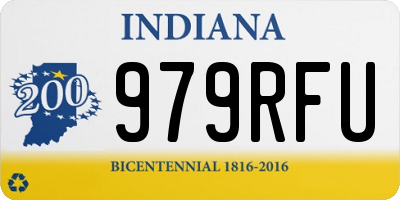 IN license plate 979RFU