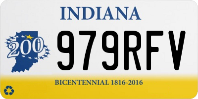 IN license plate 979RFV