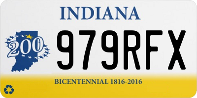 IN license plate 979RFX