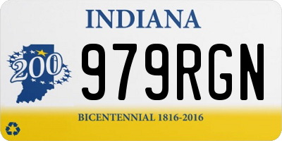 IN license plate 979RGN