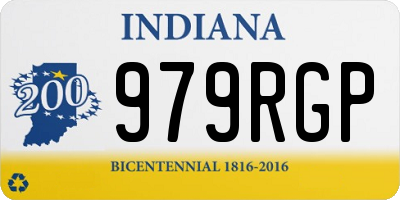 IN license plate 979RGP