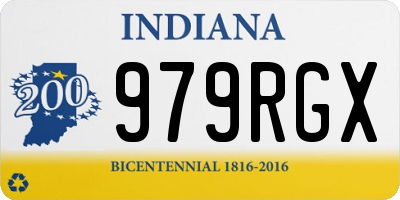 IN license plate 979RGX