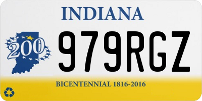 IN license plate 979RGZ