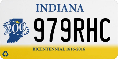 IN license plate 979RHC