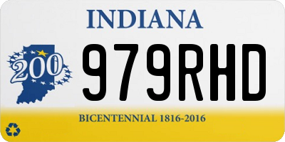 IN license plate 979RHD