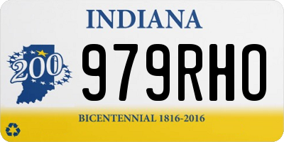 IN license plate 979RHO