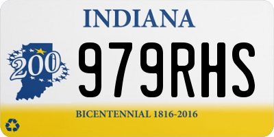 IN license plate 979RHS