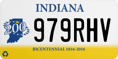 IN license plate 979RHV