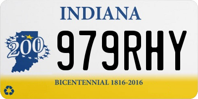 IN license plate 979RHY