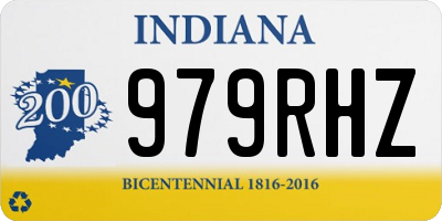 IN license plate 979RHZ
