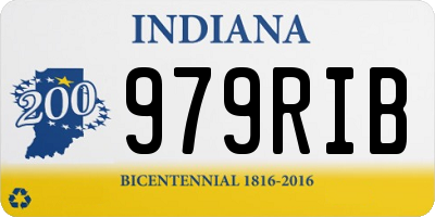 IN license plate 979RIB