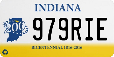 IN license plate 979RIE