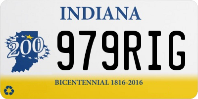 IN license plate 979RIG