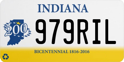 IN license plate 979RIL