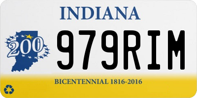 IN license plate 979RIM