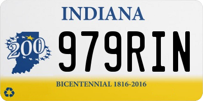IN license plate 979RIN
