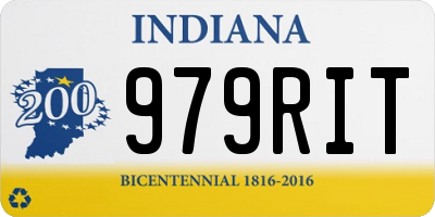 IN license plate 979RIT