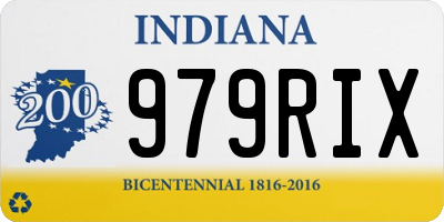 IN license plate 979RIX