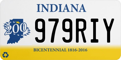 IN license plate 979RIY