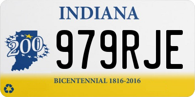 IN license plate 979RJE