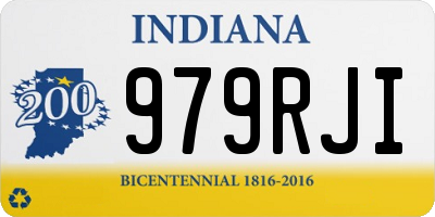 IN license plate 979RJI