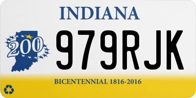 IN license plate 979RJK