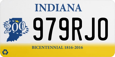 IN license plate 979RJO