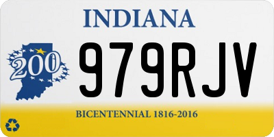 IN license plate 979RJV