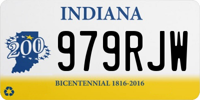IN license plate 979RJW