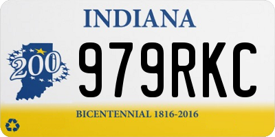 IN license plate 979RKC