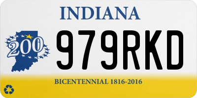 IN license plate 979RKD