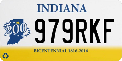 IN license plate 979RKF