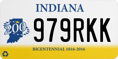IN license plate 979RKK