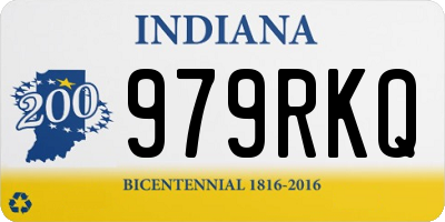 IN license plate 979RKQ