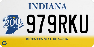 IN license plate 979RKU