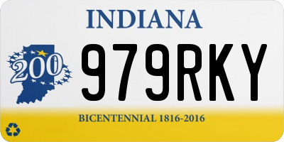 IN license plate 979RKY