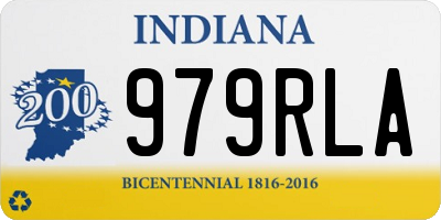 IN license plate 979RLA