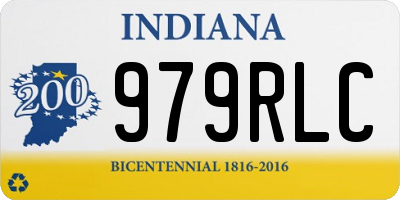 IN license plate 979RLC