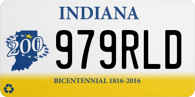 IN license plate 979RLD