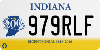 IN license plate 979RLF