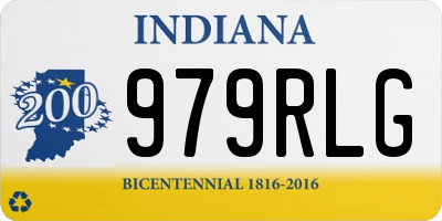 IN license plate 979RLG