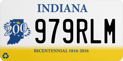 IN license plate 979RLM