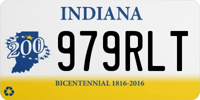 IN license plate 979RLT