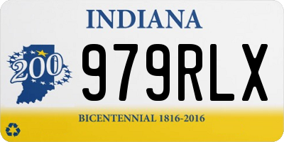 IN license plate 979RLX