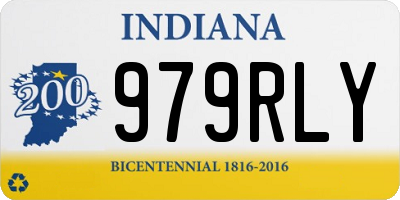 IN license plate 979RLY
