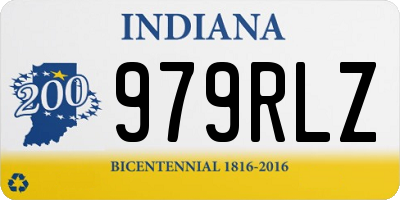 IN license plate 979RLZ