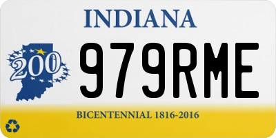 IN license plate 979RME